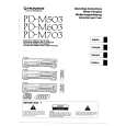 PIONEER PDM603 Owners Manual