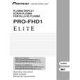 PIONEER PRO-FHD1/KUC Owners Manual