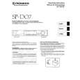 PIONEER SPD07 Owners Manual