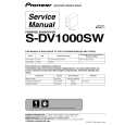 PIONEER S-DV1000SW/DFLXJI Service Manual