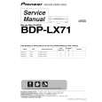 PIONEER BDP-LX71/WVXJ5 Service Manual