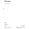 PIONEER BDP-LX91/WL Owners Manual