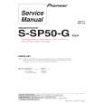 PIONEER S-SP50-G/XTW/EU5 Service Manual