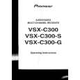 PIONEER VSXC300G Owners Manual