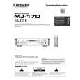 PIONEER MJ-17D/KU Owners Manual