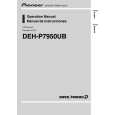 PIONEER DEH-P7950UB/XN/ES Owners Manual