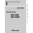 PIONEER DEH-2450F/XM/ES Owners Manual