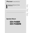 PIONEER DEH-P4400RB/XM/EW Owners Manual