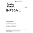 PIONEER S-F50A/XDCN Service Manual