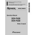 PIONEER DEH-P330 Owners Manual