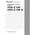 PIONEER VSX-C100-S/KUCXU Owners Manual
