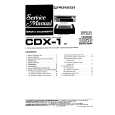 PIONEER CDX-1 Service Manual
