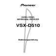 PIONEER VSX-D510/MYXJIGR Owners Manual
