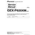 PIONEER GEX-P920XM Service Manual