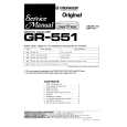 PIONEER GR-551 Service Manual