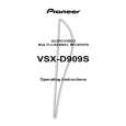 PIONEER VSX-D909S Owners Manual