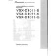PIONEER VSX-D1011 Owners Manual