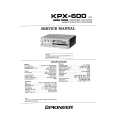PIONEER KPX-600 Service Manual