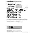 PIONEER GEX-P6400TVP/XU/EW Service Manual