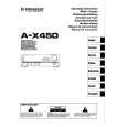 PIONEER A-X450 Owners Manual