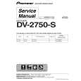 PIONEER DV-2750-S Service Manual