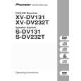 PIONEER XV-DV232T/TDXJ/RB Owners Manual