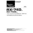 PIONEER RX-740 Service Manual
