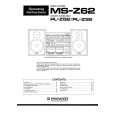 PIONEER MSZ62 Owners Manual