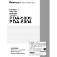 PIONEER PDA-5003 Owners Manual