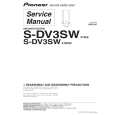 PIONEER S-DV3SW/XTW/NC Service Manual