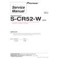 PIONEER S-CR52-W/SXTW/EW5 Service Manual