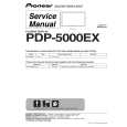 PIONEER PDP-5000EX/TYV5 Service Manual