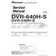 PIONEER DVR-640H-S Service Manual