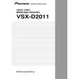 PIONEER VSX-D2011 Owners Manual
