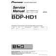 PIONEER BDP-HD1/KU/CA Service Manual