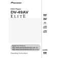 PIONEER DV-49AV/KUXZT/CA Owners Manual