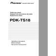 PIONEER PDK-TS18 Owners Manual