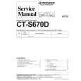 PIONEER CT-S670D/HYXJ Service Manual