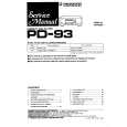 PIONEER PD93 Service Manual
