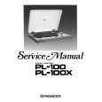 PIONEER PL-100X Service Manual