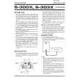 PIONEER S303X Owners Manual