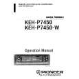 PIONEER KEHP7450W Owners Manual