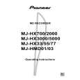 PIONEER MJ-HX700 Owners Manual