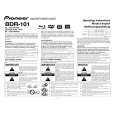 PIONEER BDR-101/KB Owners Manual