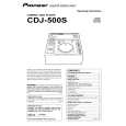 PIONEER CDJ-500S/NK Owners Manual