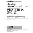 PIONEER VSX-815-S/KUXJ/CA Service Manual