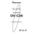 PIONEER DV-C36 Owners Manual