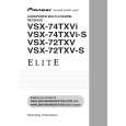 PIONEER VSX-74TXVI/KUXJ/CA Owners Manual