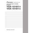 PIONEER VSX-1016V-S/SFXJ Owners Manual