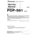 PIONEER PDP-S61/XTW/E5 Service Manual
